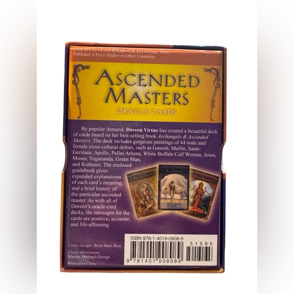 Doreen Virtue Ascended Masters Oracle Cards OOP Rare origional cards Complete - Picture 2 of 2